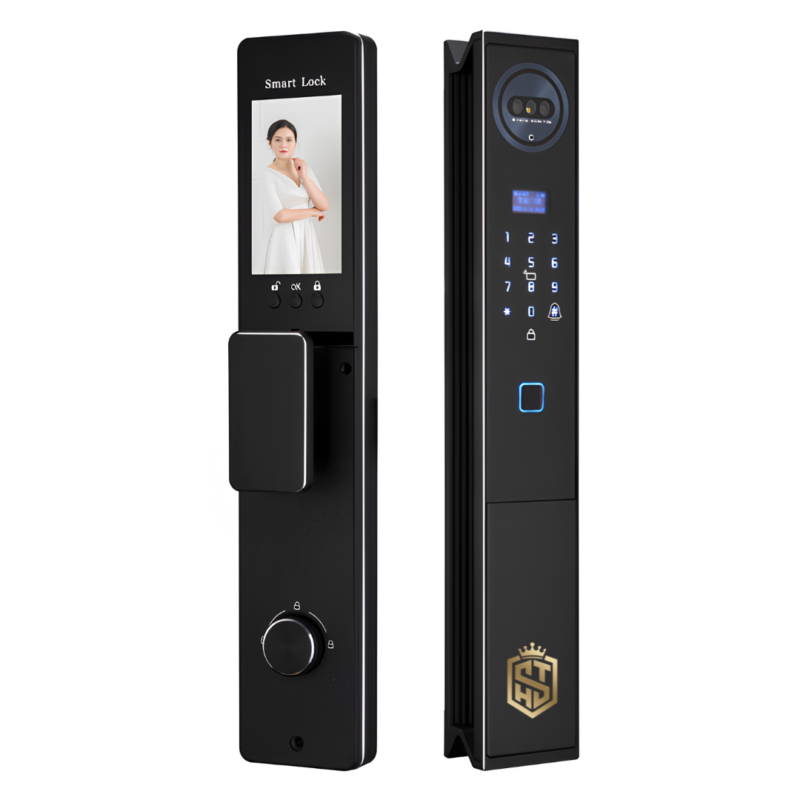 Khóa thông minh Faceid cửa gỗ W8T25-HTS-S26 Ultra