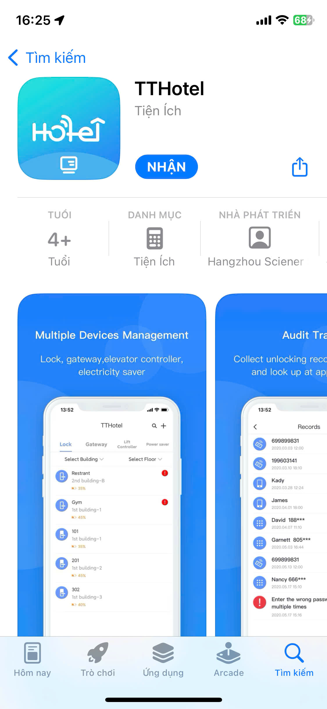 TTHotel app 1